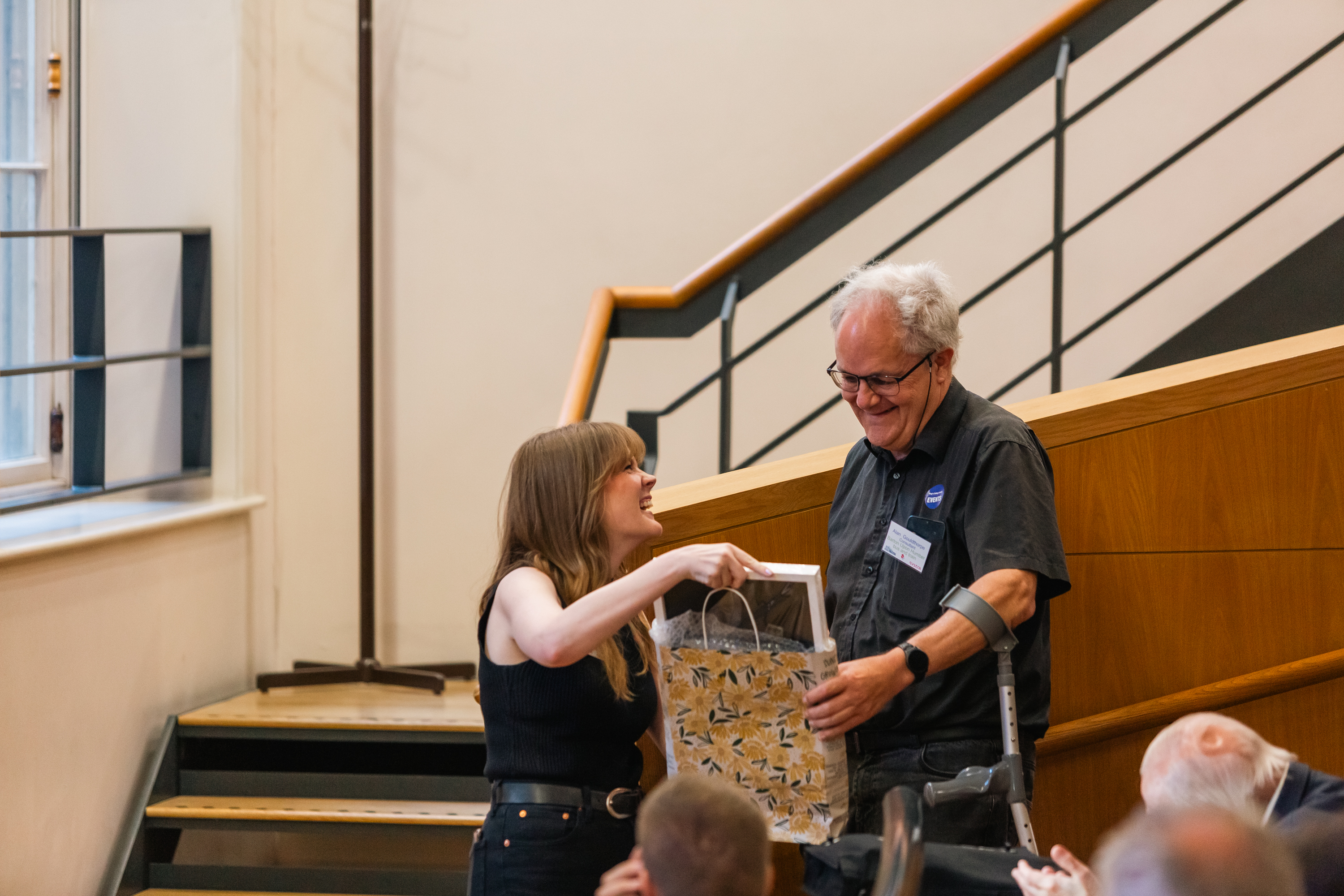 receives his transport hero award