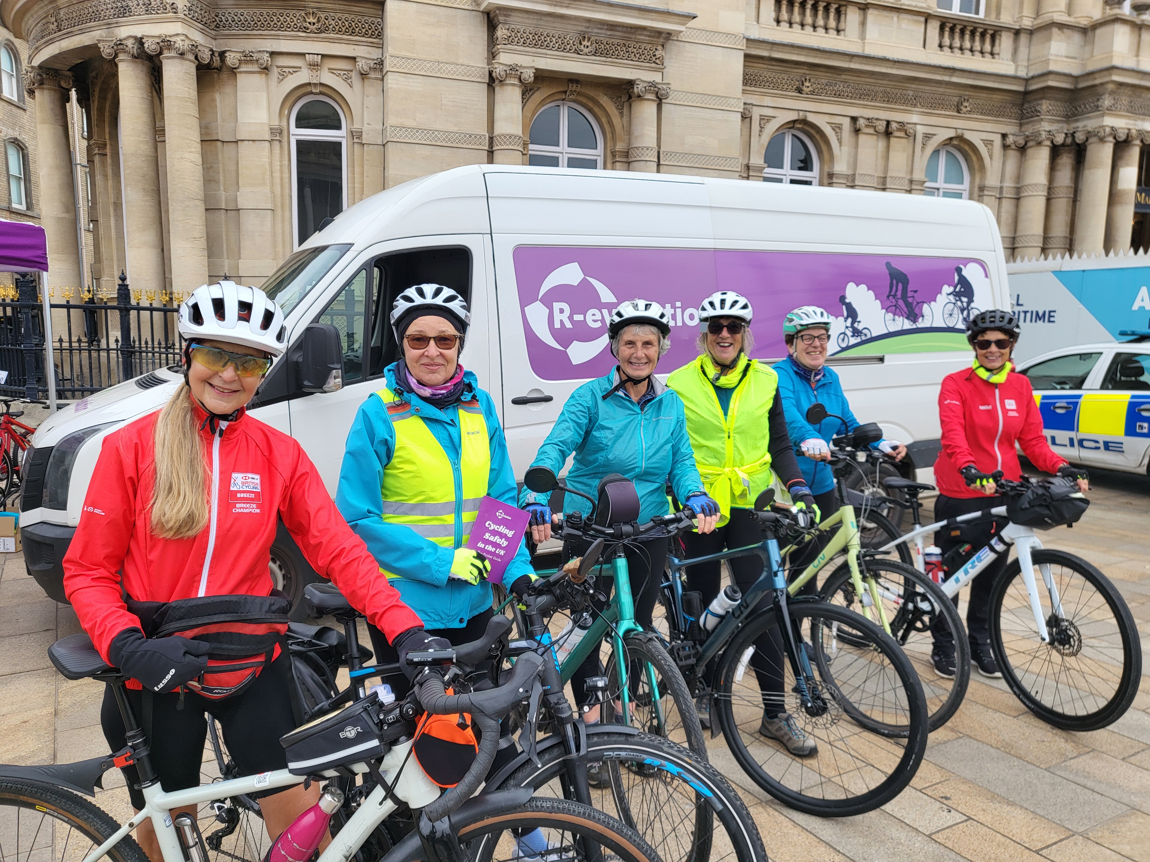 Women cyclists rode from Cottingham to Hull as part of a public cycle event held during TravelWise Week