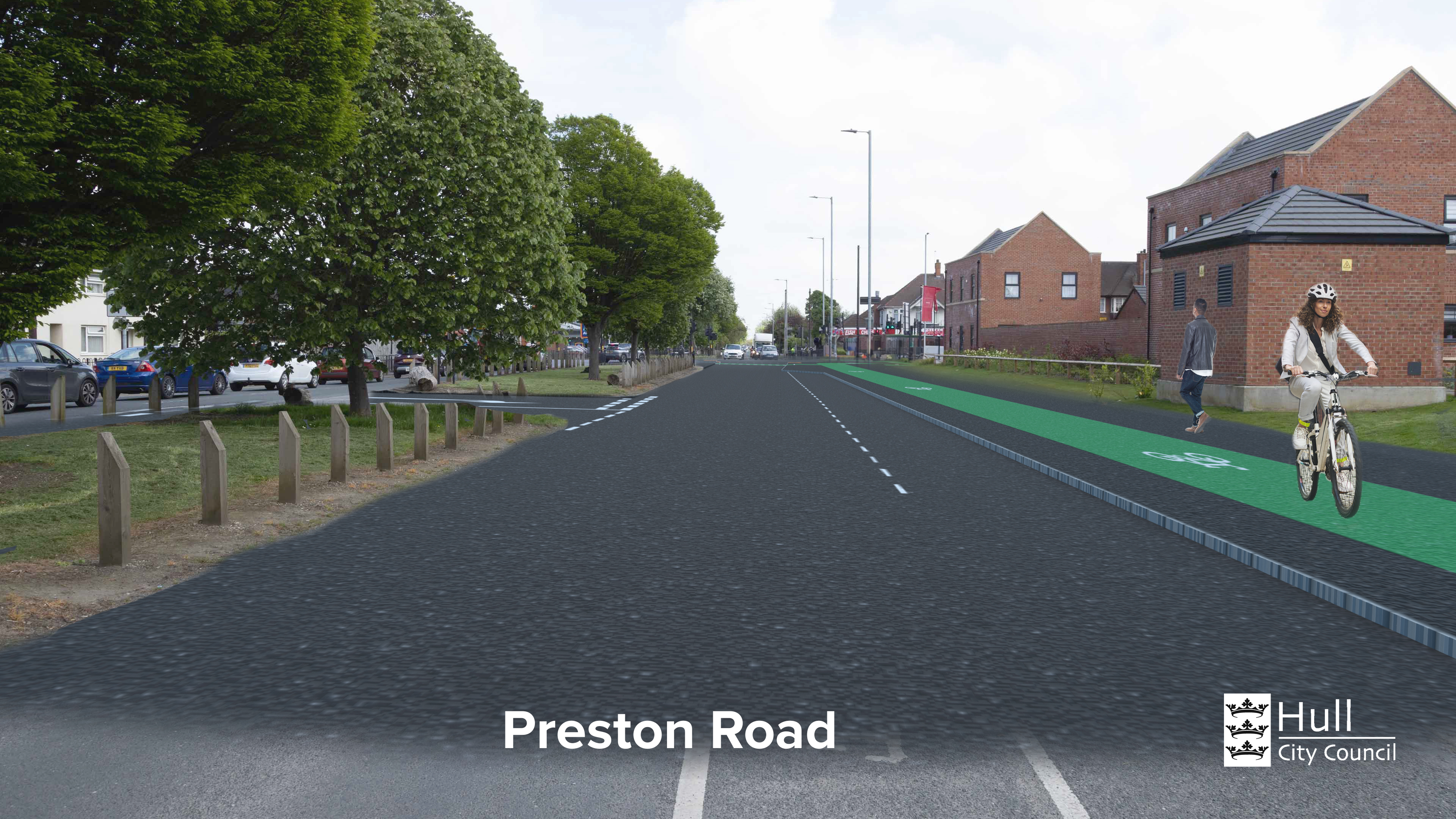 Cycle scheme proposed for Preston Road
