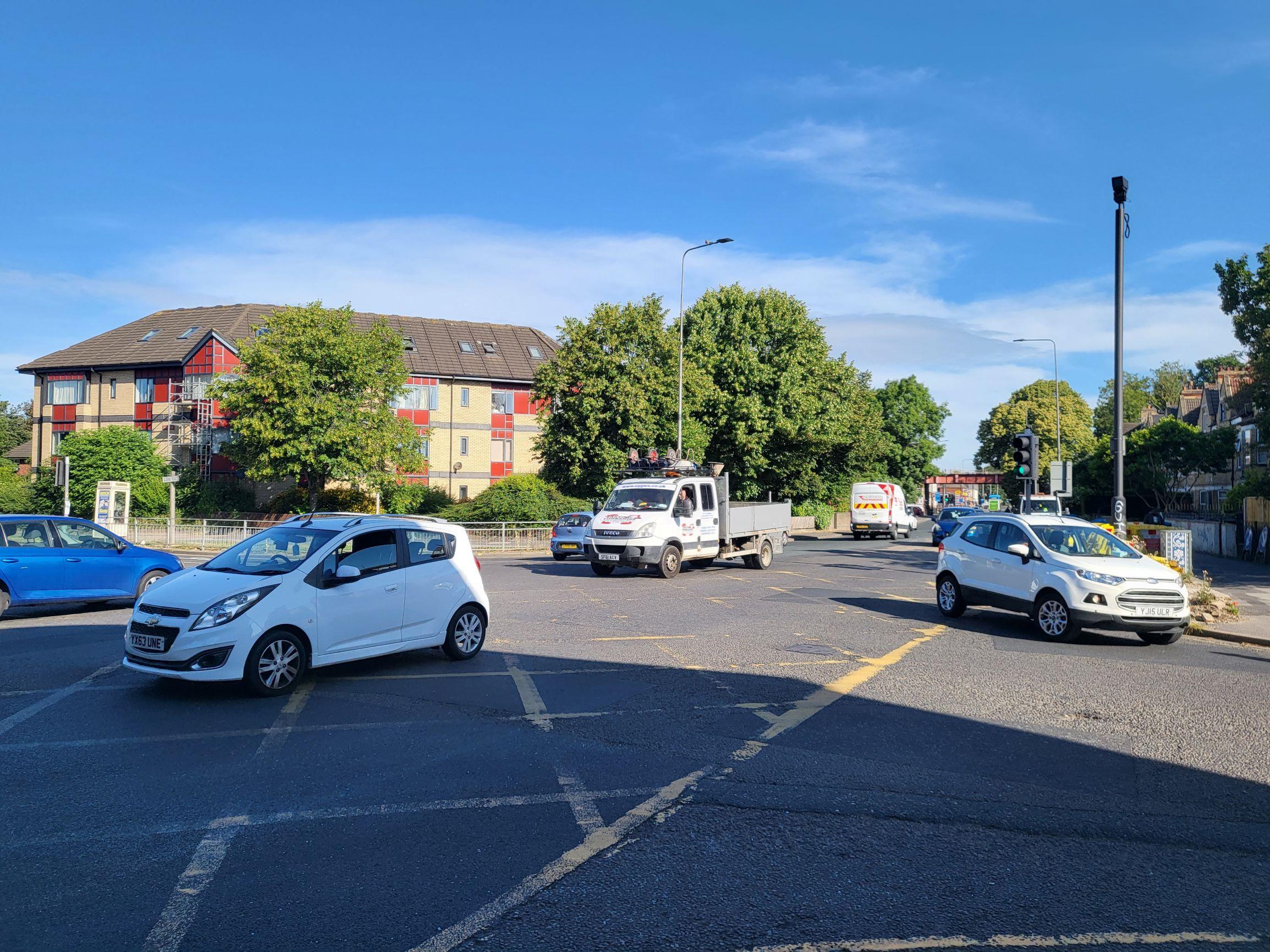 image of Queens road junction