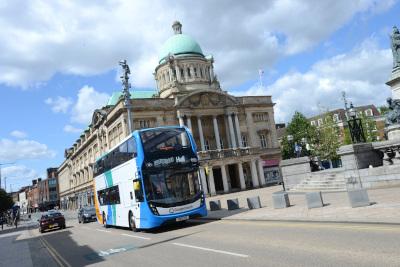 Stagecoach bus by queen Victoria square